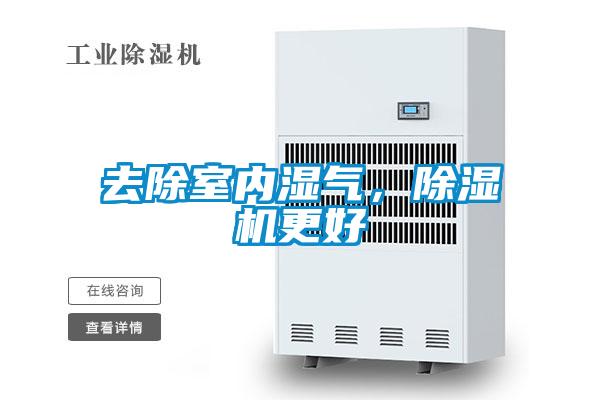 去除室內濕氣，除濕機更好