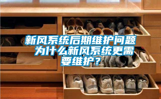 新風(fēng)系統(tǒng)后期維護問題 為什么新風(fēng)系統(tǒng)更需要維護？