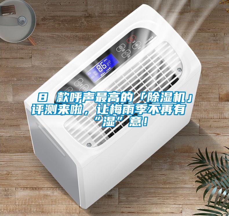8 款呼聲最高的「除濕機」評測來啦，讓梅雨季不再有“濕”意！