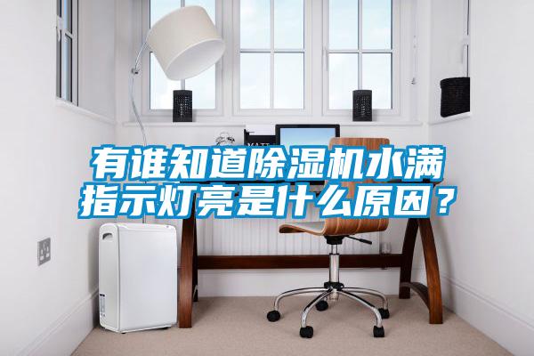 有誰知道除濕機水滿指示燈亮是什么原因？