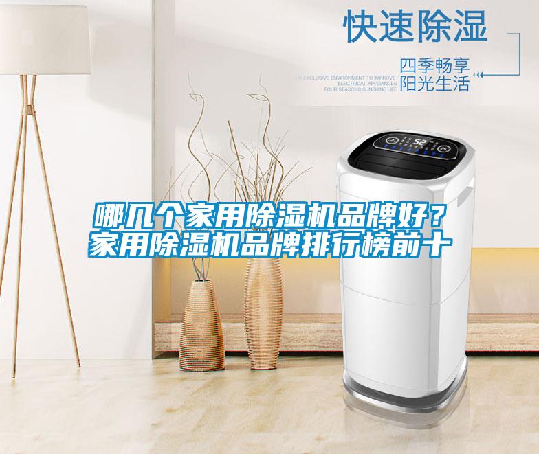 哪幾個家用除濕機品牌好？家用除濕機品牌排行榜前十