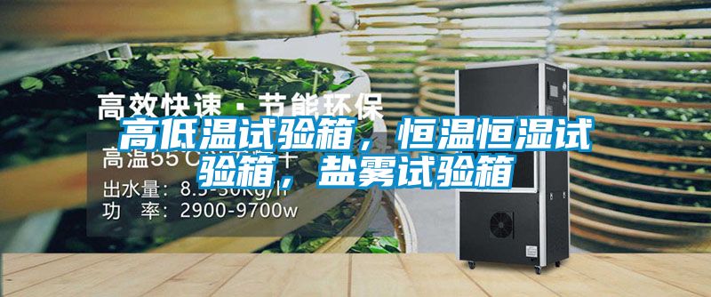 高低溫試驗箱，恒溫恒濕試驗箱，鹽霧試驗箱